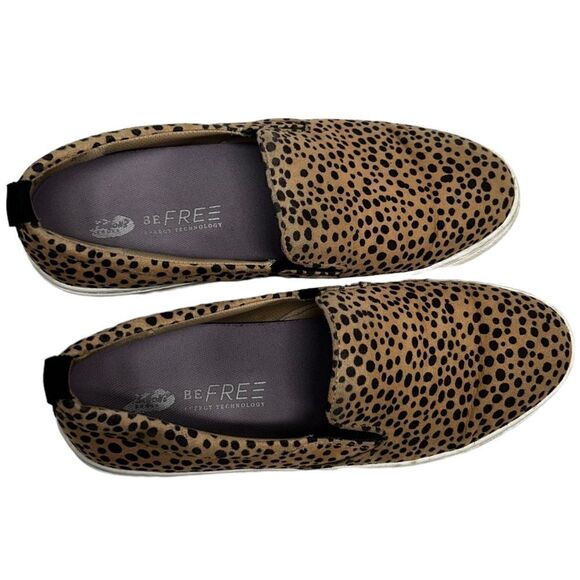 Dr. Scholl’s Be Free Energy Technology Leopard Print Slip on Sneaker Cheetah - Picture 3 of 11